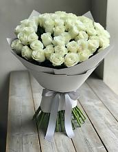 Букет 35 Белых роз #REPLACE_PRED# Мишкино
