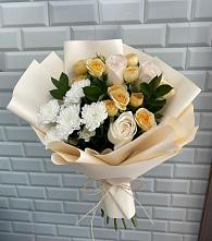 Букет цветов из:  Розы и Хризантемы в Мишкино