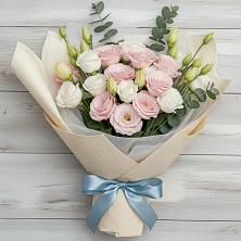 Букет цветов из:  Лизиантусы в Мишкино