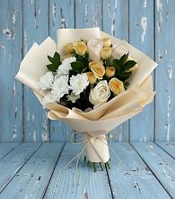 Букет цветов из:  Розы и Хризантемы в Мишкино