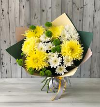 Букет цветов из:  Хризантемы #REPLACE_PRED# Мишкино