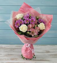 Букет цветов из:  Герберы в Мишкино
