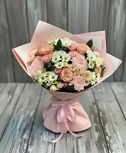Букет цветов из:  Гвоздики, Розы и Хризантемы в Мишкино
