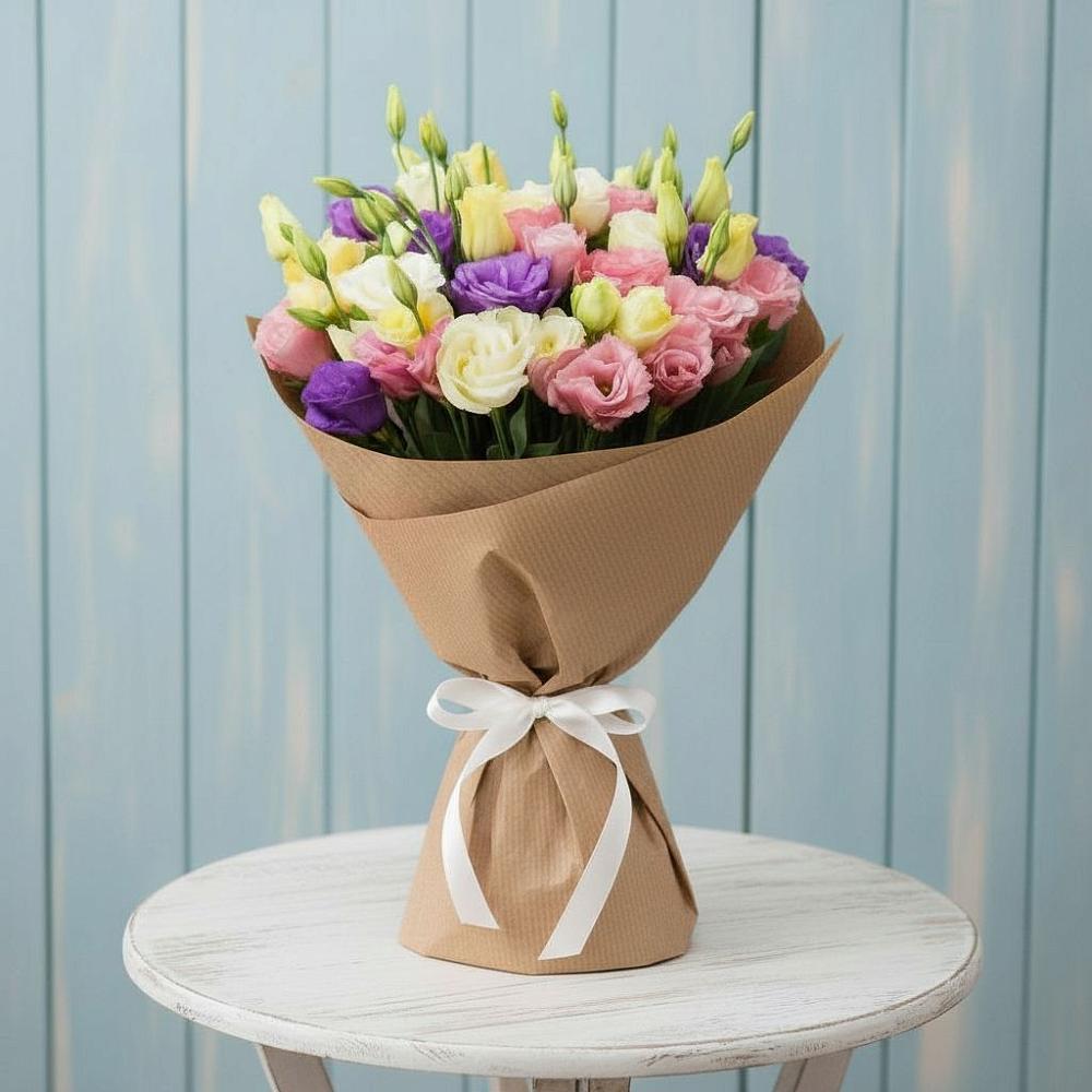 Букет цветов из: Лизиантусы в Мишкино