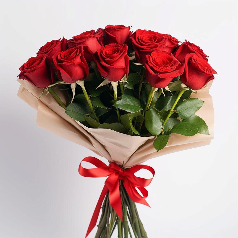 Букет 11 Красных роз Эдлесс Лав в Мишкино