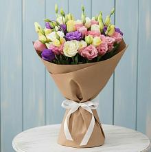 Букет цветов из:  Лизиантусы в Мишкино